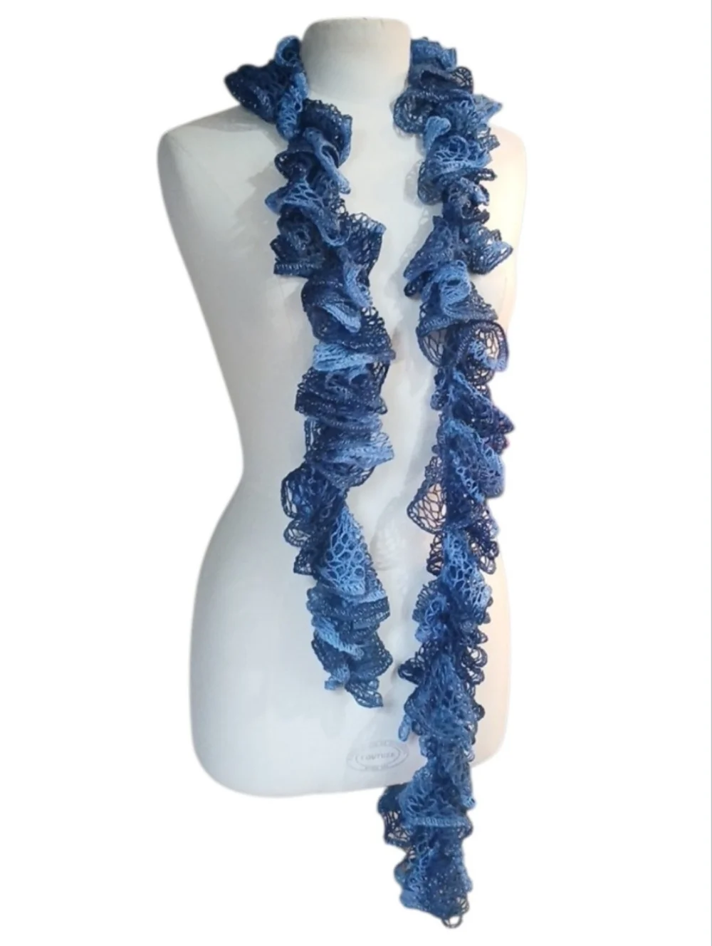 Ruffled Lace Scarf - Women Accessories